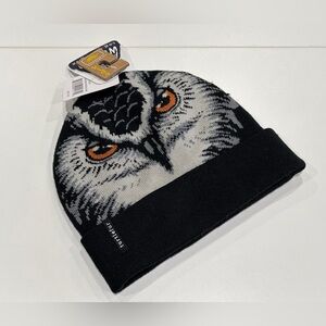 Turtle Fur Claw Beanie Kids Owl Black NWT Hat 100% Acrylic Soft Cozy Winter